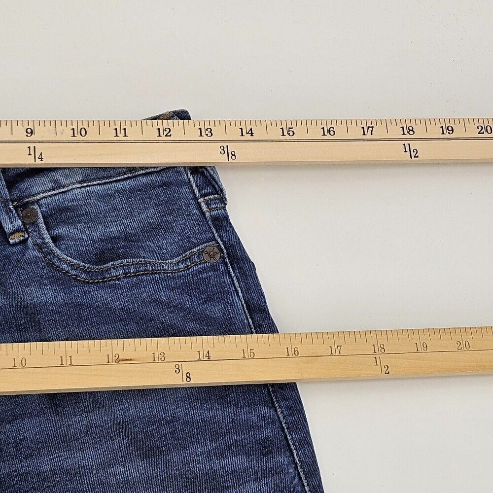 True Religion Starr High Rise Cropped Straight Leg Jeans Women’s Size 26 Ripped - Picture 11 of 13